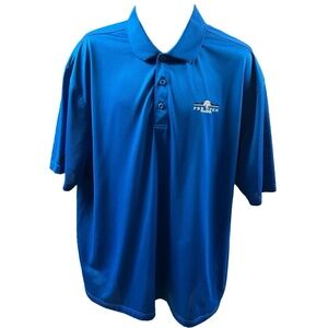 Ashworth Golf XXL Polo Royal Blue TPC FBR Open Scottsdale Branded Sporty Classic